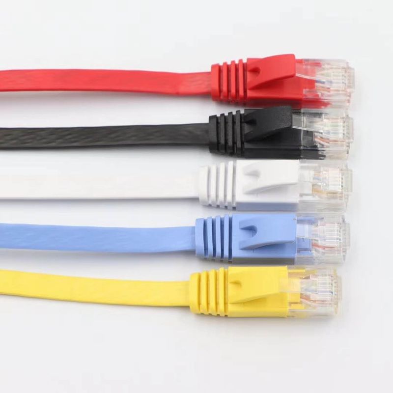 ETL DELTA UL Cat5e Cat6 Rj45 Плоский кабель Rohs 35M Ethernet Сетевой кабель