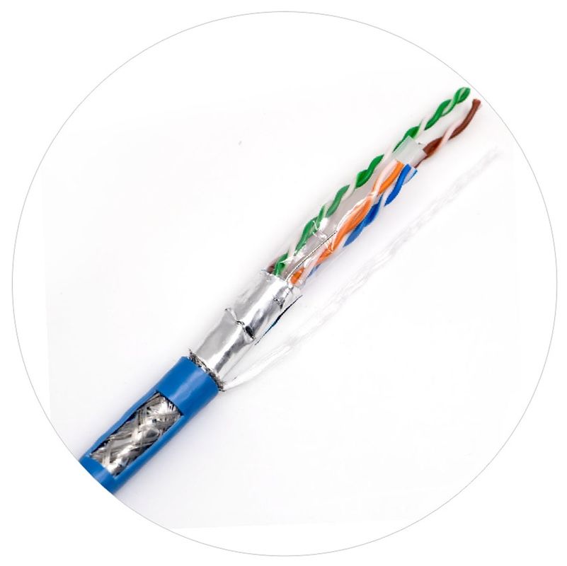 0,57 мм сетевой патч-корд Cat 6 витой кабель 4 пары 250Mhz 1000ft 24awg