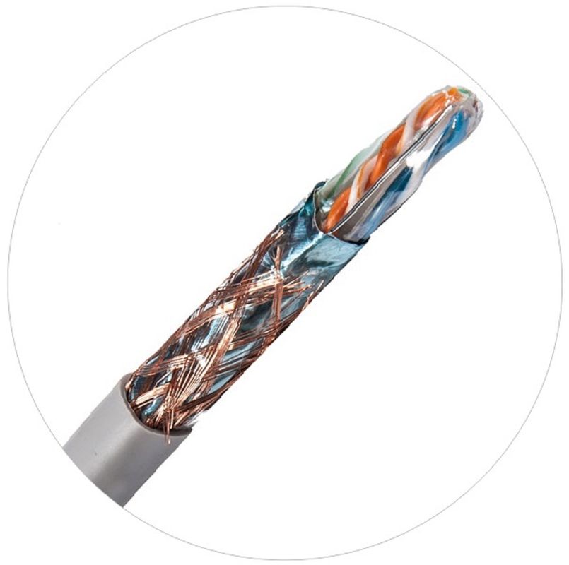 0,57 мм сетевой патч-корд Cat 6 витой кабель 4 пары 250Mhz 1000ft 24awg