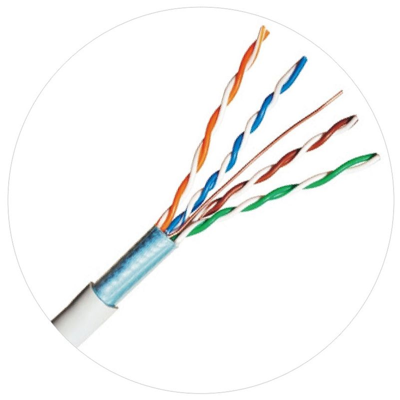 Куртка LSZH кабеля кабеля гибкого трубопровода сети Cat5e 305m куртка LSZH