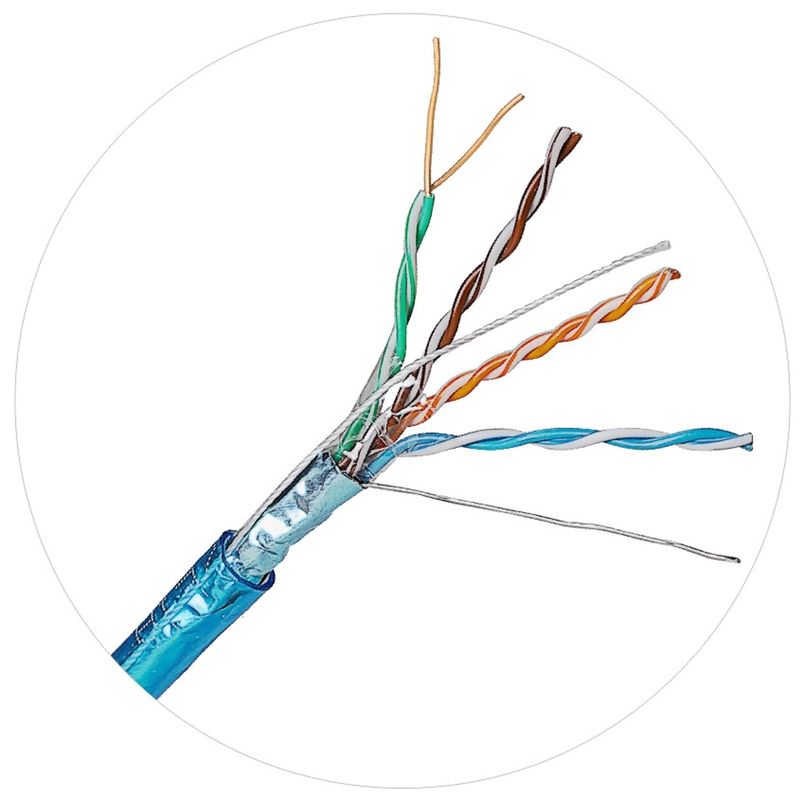 Куртка LSZH кабеля кабеля гибкого трубопровода сети Cat5e 305m куртка LSZH