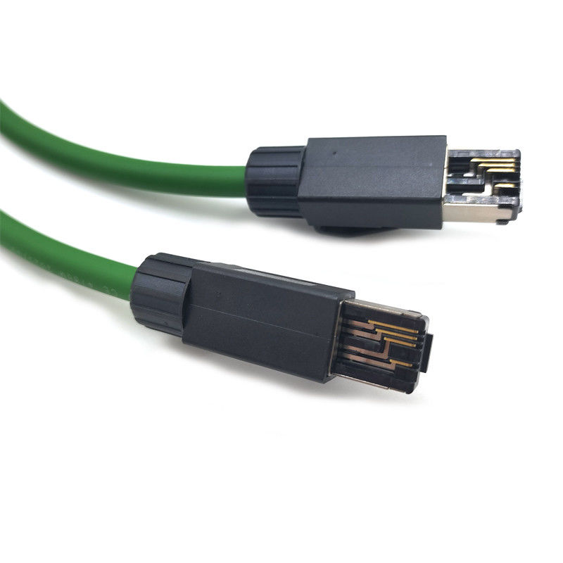 Сервопромышленный сетевой кабель EtherCAT автобус высокой гибкости двойной защитой цепочки тяги промышленный робот PLC кабель