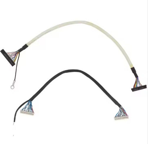 Микрокоаксиальный Lvds кабель 20 30 40 пин Custom Lcd Screen Микрокоаксиальный Lvds Ipex дисплейный кабель для LCD панели