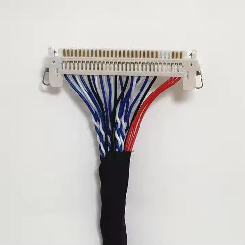 100% испытание 1,25 мм 2,0 мм проход 20 30 40 штиф соединителя LVDS защищенная проволока LCD дисплей кабель сборка