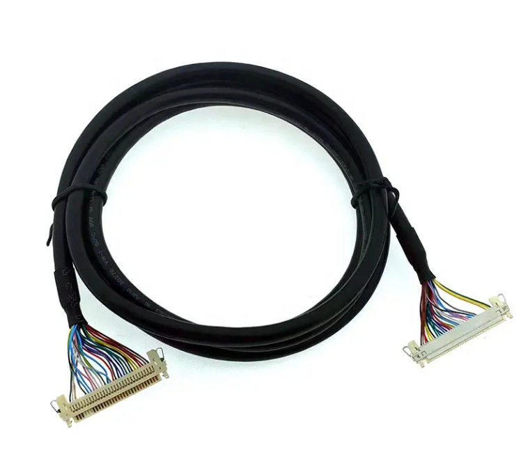 1.25мм 2,0мм Питч 20 30 40 Пиновый разъединитель LVDS Shielded Wire LCD Display Cable Assembly