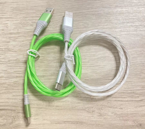 Горячая продажа заводская цена 3 в 1 USB кабель для освещения ночью и дата передачи светящийся кабель