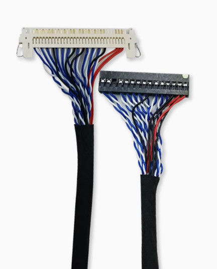 Кабель LVDS для передачи данных с диэлектрической прочностью ≥ 1000 V/мин и медным проводником при номинальной температуре 105 °C