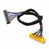 Серийный кабель с низковольтным дисплеем LVDS с медным проводником и номинальной температурой 105 °C