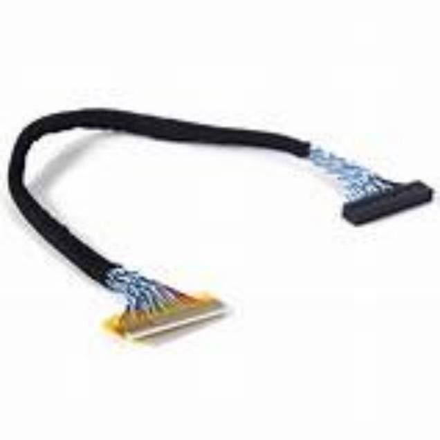 Сборка кабеля с стабильным сигналом передачи lvds низковольтный дисплей серийный кабель с номинальной температурой 105C