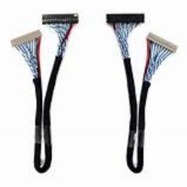 Сборка кабеля с стабильным сигналом передачи lvds низковольтный дисплей серийный кабель с номинальной температурой 105C