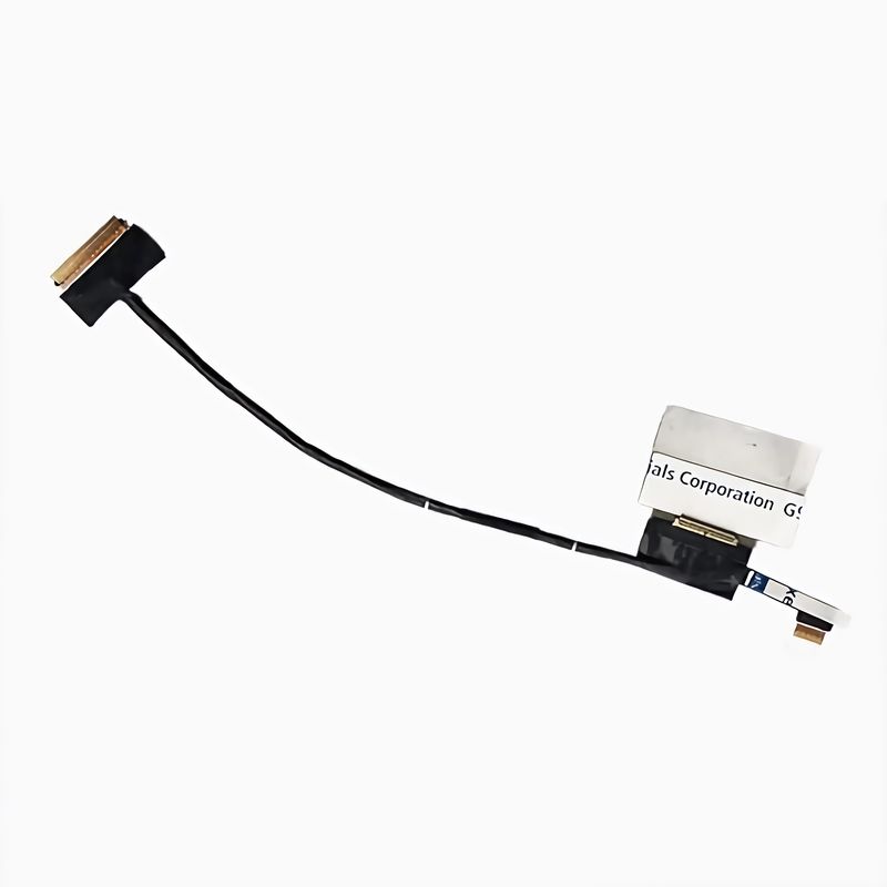 Черный тип соединителя LVDS Гибкий серийный кабель низковольтного дисплея для легкой установки