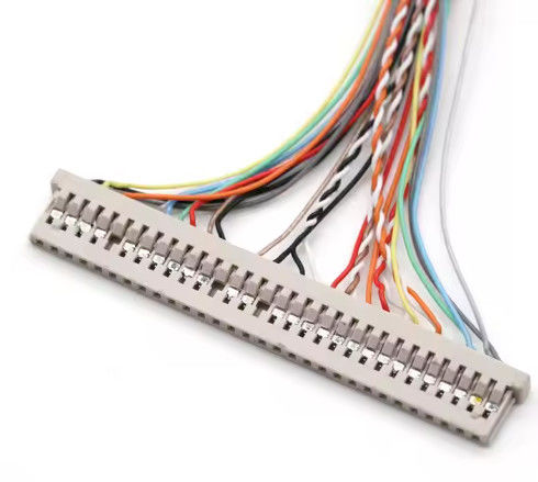 UL VW-1 Показатель 300V 30 Pin Connector LVDS кабельный жилет с медным проводником AWG26-28 и рейтингом воспламеняемости