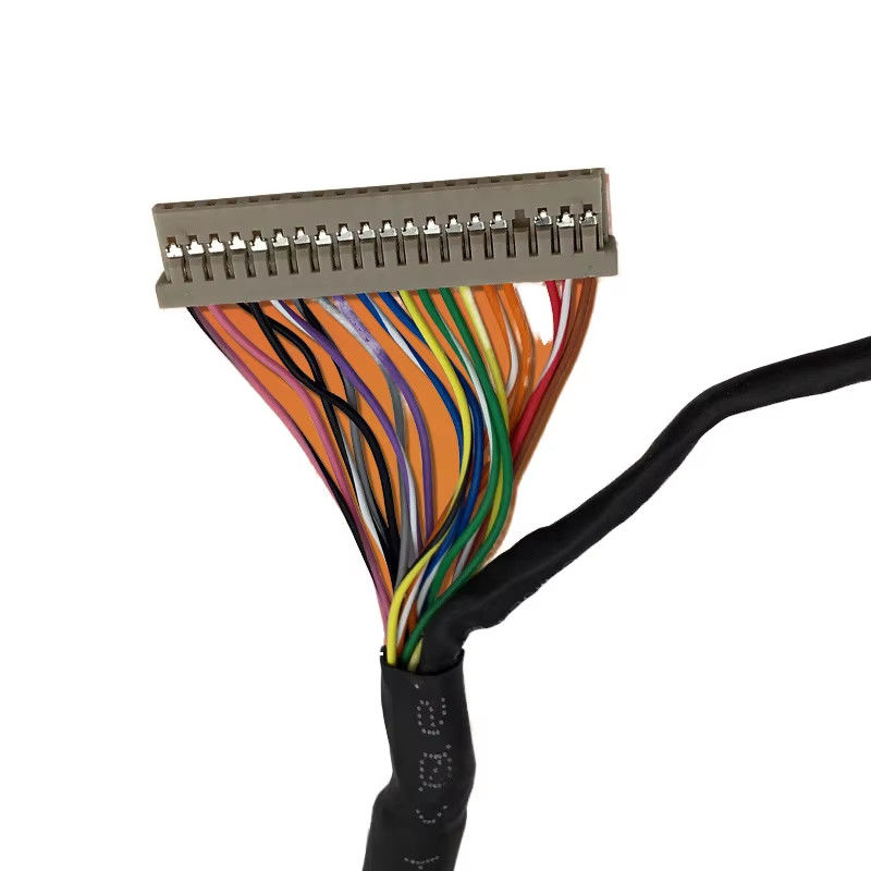 Сборка высокоточных кабелей LVDS с защищенными соединителями и защищенными парами, предназначенная для высокоскоростной стабильности сигнала