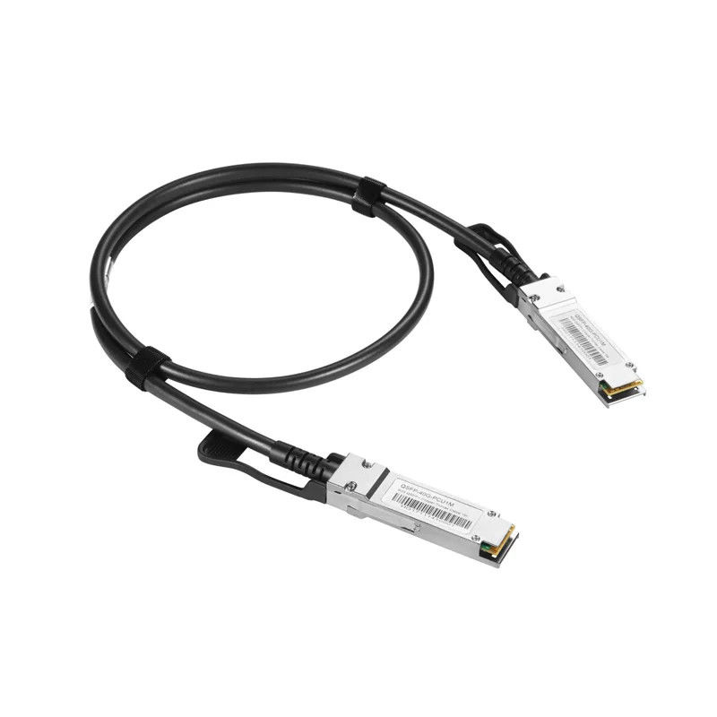 Сборка кабеля Прямое соединение 3M QSFP+ QSFP+ Кабель-передатчик 40G QSFP+ Twinax DAC Кабель MPO Коннектор для 5G POE Волоконный Wi-Fi 3G