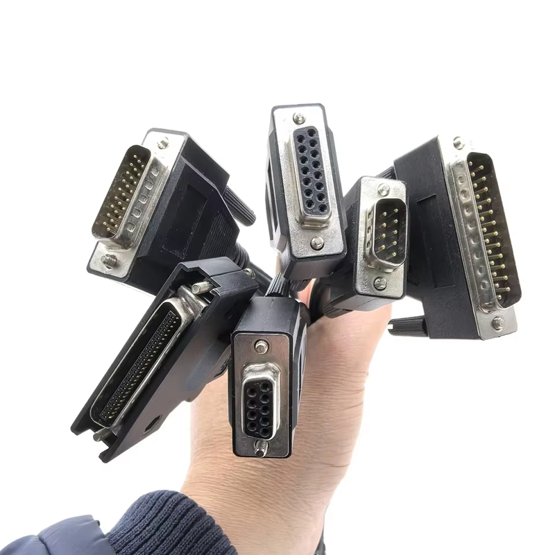 OEM/ODM DB9P 15P DB25P Литьевой многожильный экранированный кабель с витой парой для цифрового измерителя Db для кабельного телевидения