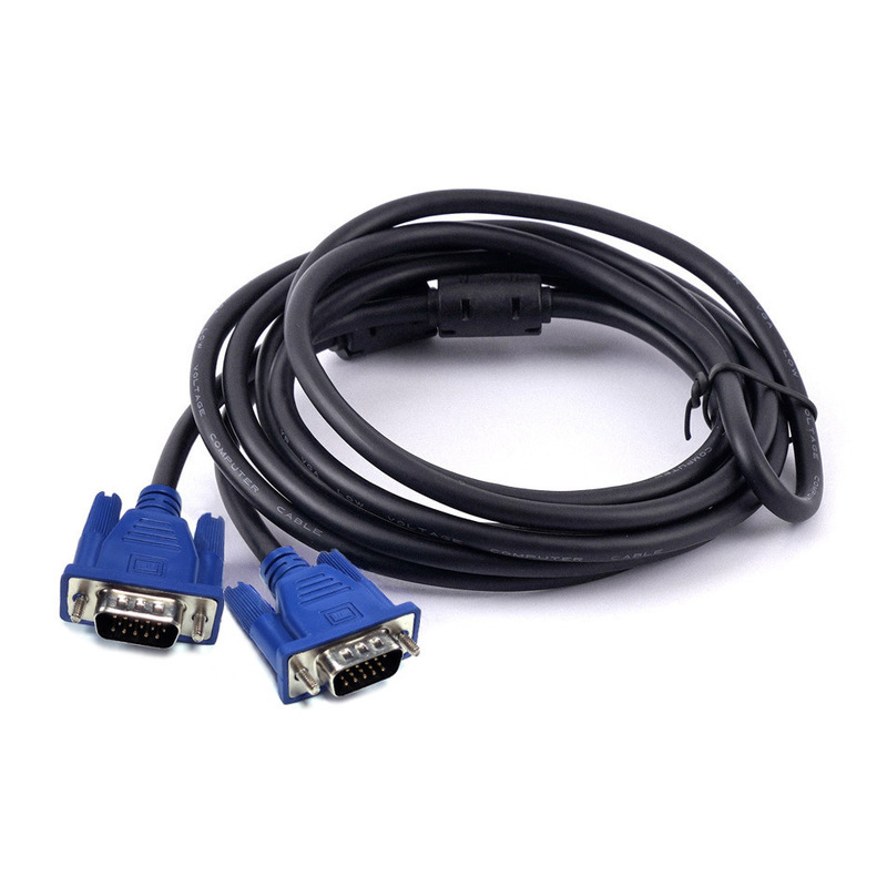 Lowest Price For Vga 4+5 Cable Male To Male For Computer Monitor Computer Monitor Vga To Vga Cable 1.5M Cable Assembly