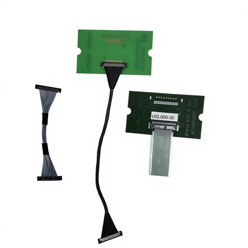 USLS20-30-010-B 30-контактный микрокоаксиальный LVDS кабель для высокоскоростной передачи с шагом 0,4 мм, сборка на заказ
