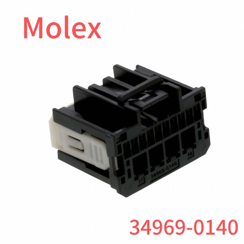 Molex 34969-0140 DuraClik 12-контактный разъем-розетка 2,0 мм с прямым углом SMT для соединения проводов с платой