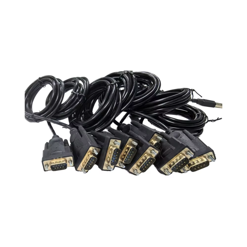 DB9 D-SUB 9-Pin Мужчина-женщина VGA Коаксиальный кабель сборка 0-180 Миниатюрный ПВХ пиджак Монитор Спикер Микрофон DVD-плеер 4K