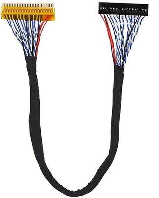 Кабель сигнала LVDS для промышленных мониторов, калибр провода AWG26-28, совместимый с I-PEX/JAE/HIROSE, индивидуальный дизайн