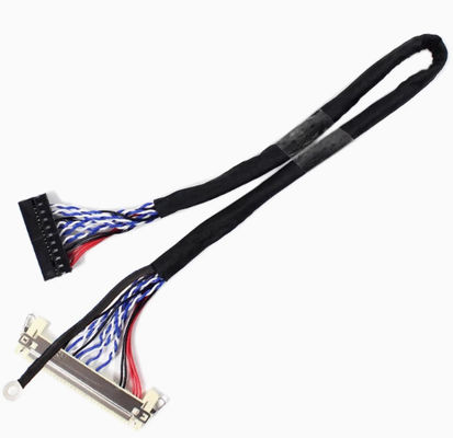 AWG26-28 Черный изоляционный LVDS кабель для сетевой передачи