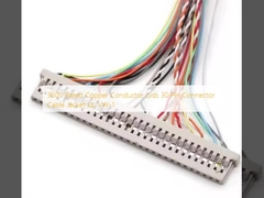 300В номинальный медный проводник Lvds 30 Pin Connector Cable Jacket UL VW-1
