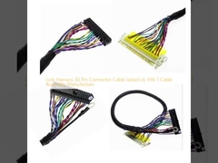 Lvds Harness 30 Pin Connector Cable Jacket UL VW-1 Сборка кабелей Производство